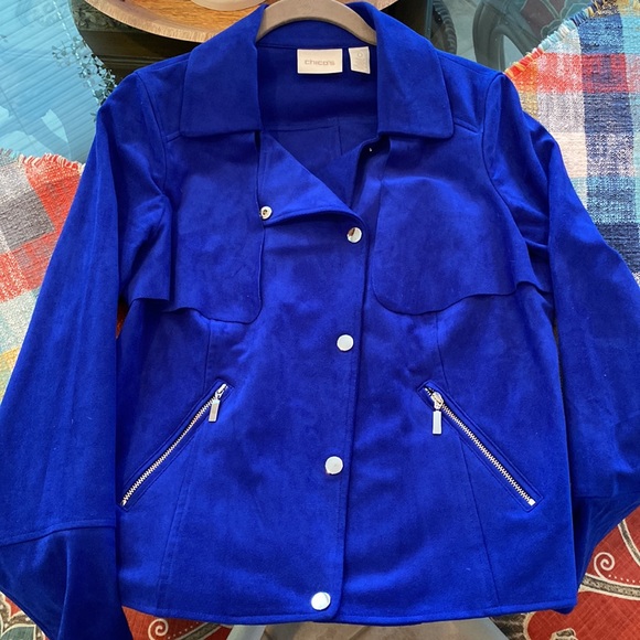 Faux suede jacket, machine washable - Picture 3 of 5